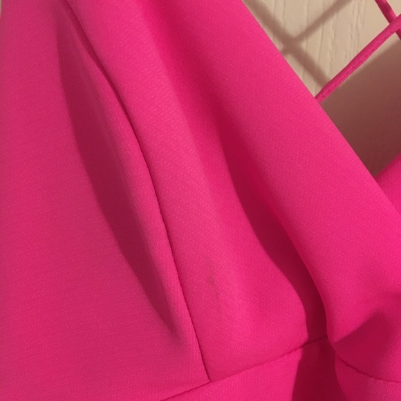 Bright Pink Peplum Top! - Picture 3 of 3